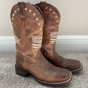 Ariat Circuit Patriot Western Boot Size 7.5